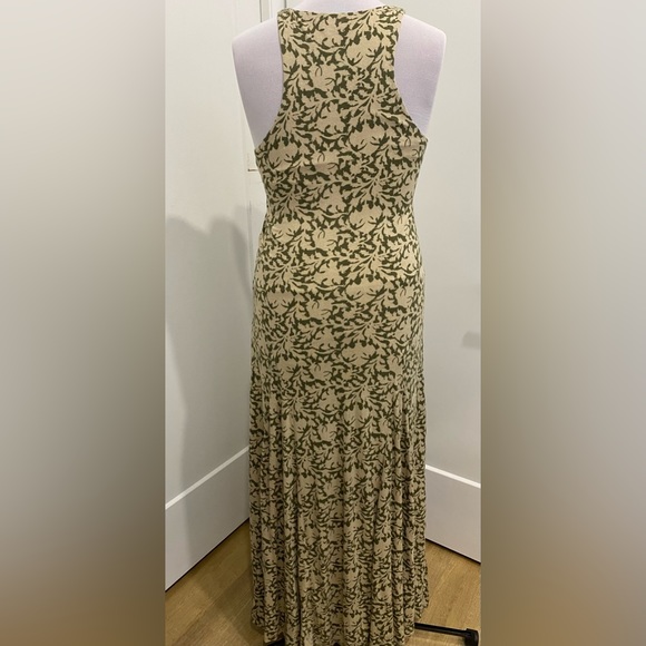 Lauren Ralph Lauren Lace Up Cotton Maxi Dress |Size Medium - Picture 7 of 10